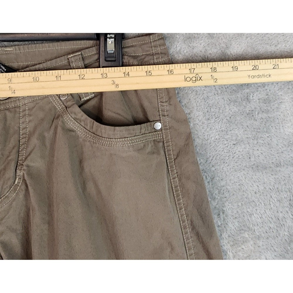 Kuhl Cargo Pants Womens 8 Reg Brown Vintage Patina Dye Stretch Hiking‎ Outdoor - Picture 4 of 13